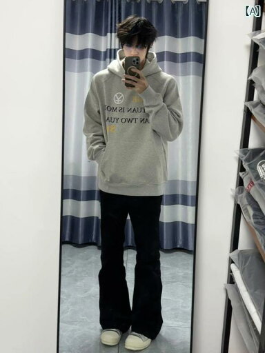 メンズ 男の子 ブーツ カット パンツ アメリカン ストリート ジーンズ ブラック スリム ストレート パンツ メンズ 男の子 ブーツ カット パンツ アメリカン ストリート ジーンズ ブラック スリム ストレート パンツ