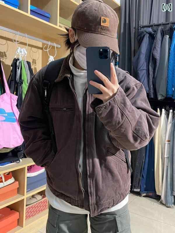 希少フェード Carhartt デトロイトジャケット WJ097 BRY 希少フェード Carhartt デトロイトジャケット WJ097 BRY