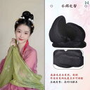 ウッグ レトロ つけ毛 かつら 舞台 小道具 パフォーマンス コスプレ 春秋 漢服 レディース クッション ヘア バッグ 子供 セット ヘア バッグ