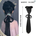 漢服 ウッ グ レトロ 作られ ステージ パフォーマンス ワンピース バック プレス ヘア バッグ 後頭部に レトロお団子
