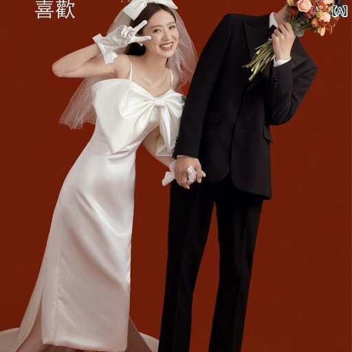 ウェデング フォト 撮影 ドレス 衣装 結婚式 思い出 アート スタジオ 服 フレンチ 軽量 涼しい レトロ カップル シンプル 白 小さめ 尾 ウェデング フォト 撮影 ドレス 衣装 結婚式 思い出 アート スタジオ 服 フレンチ 軽量 涼しい レトロ カップル シンプル 白 小さめ 尾