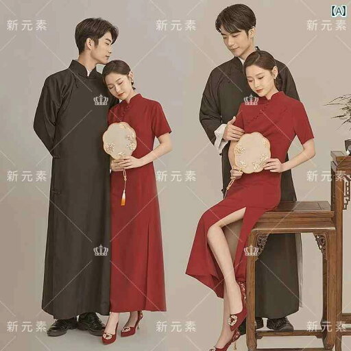 ウェデング フォト 撮影 ドレス 衣装 結婚式 思い出 アート スタジオ レトロ 中国 水墨画 カップル 民族風 チャイナ アート ウェデング フォト 撮影 ドレス 衣装 結婚式 思い出 アート スタジオ レトロ 中国 水墨画 カップル 民族風 チャイナ アート