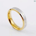 アクセサリー レディース 韓国 シンプル Forever LOVE チタン鋼 カップル リング 18K ゴールド リング クロスボーダー ジュエリー