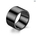 アクセサリー メンズ レディース カップル 夫婦 お揃い ペア 12 幅 チタン鋼 リング プレーン 絞り ステンレス リングジュエリー