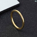 アクセサリー メンズ レディース カップル 夫婦 お揃い ペア クロスボーダー チタン スチール リング シンプル 極 薄 人差し指 テール リング プレーンリ...