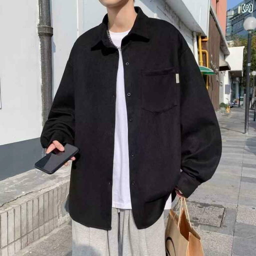 メンズ 厚手 スエードシャツ 長袖 春秋 ジャケット カジュアル シャツ メンズ 厚手 スエードシャツ 長袖 春秋 ジャケット カジュアル シャツ
