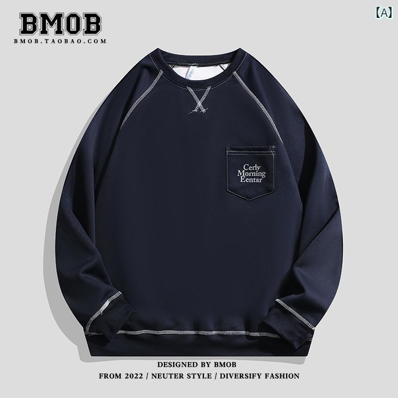 メンズ 春秋 ラウンドネック スウェットシャツ アメリカン イン スポーツ シャツプルオーバー コレクション トップスス ライン