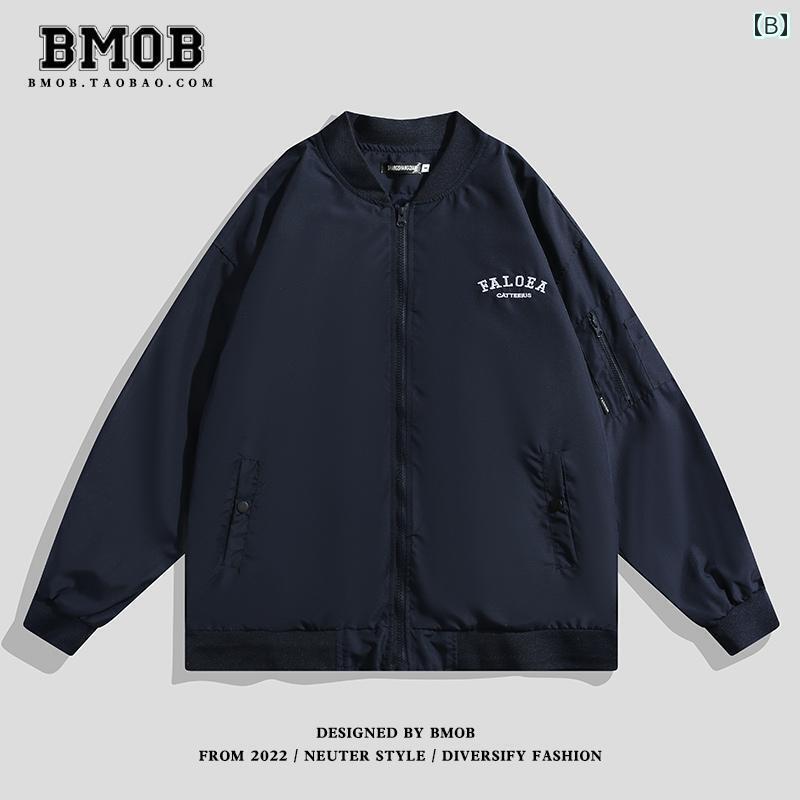 メンズ 秋冬 カップル ジャケット アメリカン ストリート パイロット ジャケット レディース 野球 ユニフォーム