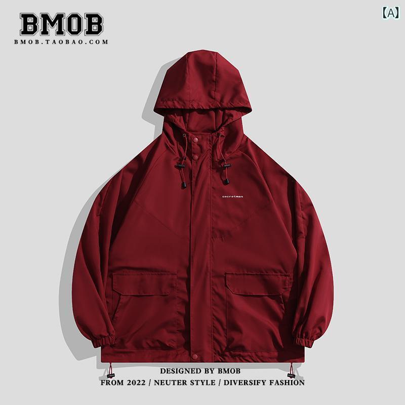 メンズ レディース アウトドア スポーツ フード ジャケット 防水 アメカジ ゆったり 登山 キャンプ ジャケット