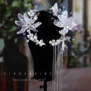 ブライダル ヘッドアクセサリー 結婚式 ウェディング パーティー 婦 花嫁 舞台 小道具 コスプレ フェアリー スパンコール キラキラ キラキラ キラキラ 花び...