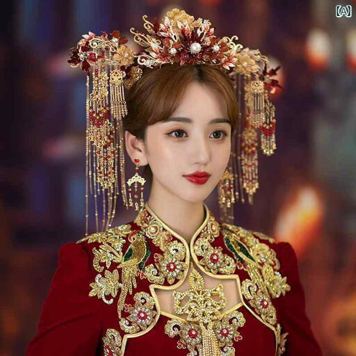 ブライダル ヘッドアクセサリー 結婚式 ウェディング パーティー 婦 花嫁 舞台 小道具 コスプレ 頭飾り シンプル エレガント 赤 チャイナ風 フェニックス クラウン レトロ 衣装 服 アクセサリー レディース ブライダル ヘッドアクセサリー 結婚式 ウェディング パーティー 婦 花嫁 舞台 小道具 コスプレ 頭飾り シンプル エレガント 赤 チャイナ風 フェニックス クラウン レトロ 衣装 服 アクセサリー レディース