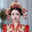 ブライダル ヘッドアクセサリー 結婚式 ウェディング パーティー 婦 花嫁 舞台 小道具 コスプレ 帽子 チャイナ風 服 ヘア アクセサリー フェニックス クラ...