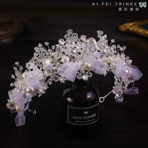 バロック クラウン ティアラ 花嫁 大気 リボン プリンセススイート ウェディング クラウン ウェディング ヘア アクセサリー バロック クラウン ティアラ 花嫁 大気 リボン プリンセススイート ウェディング クラウン ウェディング ヘア アクセサリー