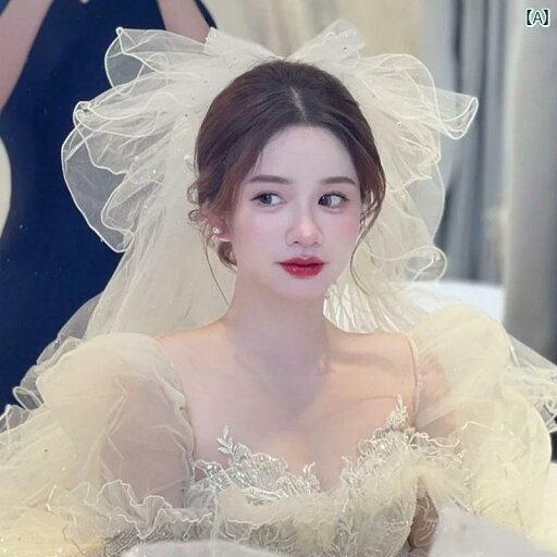 ブライダル ヘッドアクセサリー 結婚式 ウェディング パーティー 婦 花嫁 舞台 小道具 コスプレ スモール ベール フランス メイン ドレス ポーズ 白 スタイリング ベール リボン フォ トップスス ブライダル ヘッドアクセサリー 結婚式 ウェディング パーティー 婦 花嫁 舞台 小道具 コスプレ スモール ベール フランス メイン ドレス ポーズ 白 スタイリング ベール リボン フォ トップスス