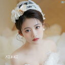 ブライダル ヘッドアクセサリー 結婚式 ウェディング パーティー 婦 花嫁 舞台 小道具 コスプレ ヘッド バンド 帽子 レトロ スタイリング 写真 メイクアップ ドレス アクセサリー シンプル エレガント 美しい