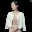 ブライダル アクセサリー 小物 ウェディング 結婚式 パーティー 婦 花嫁 舞台 小道具 コスプレ ファー ショール ドレス 秋冬 チャイナ ドレス ブライズメイド 暖かい 着