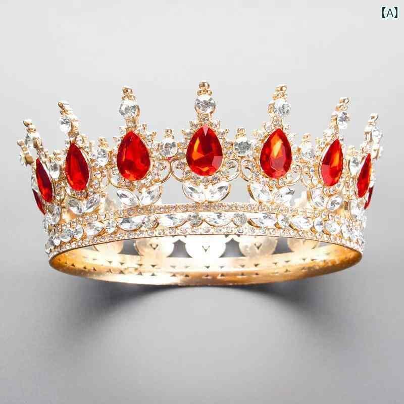 王冠 ティアラ 舞台 ステージ パフォーマンス 小道具 メンズ レディース 誕生日 パーティー 主役 男の子 子供 ラウンド クラウン 王子 プリンセスクラウン...