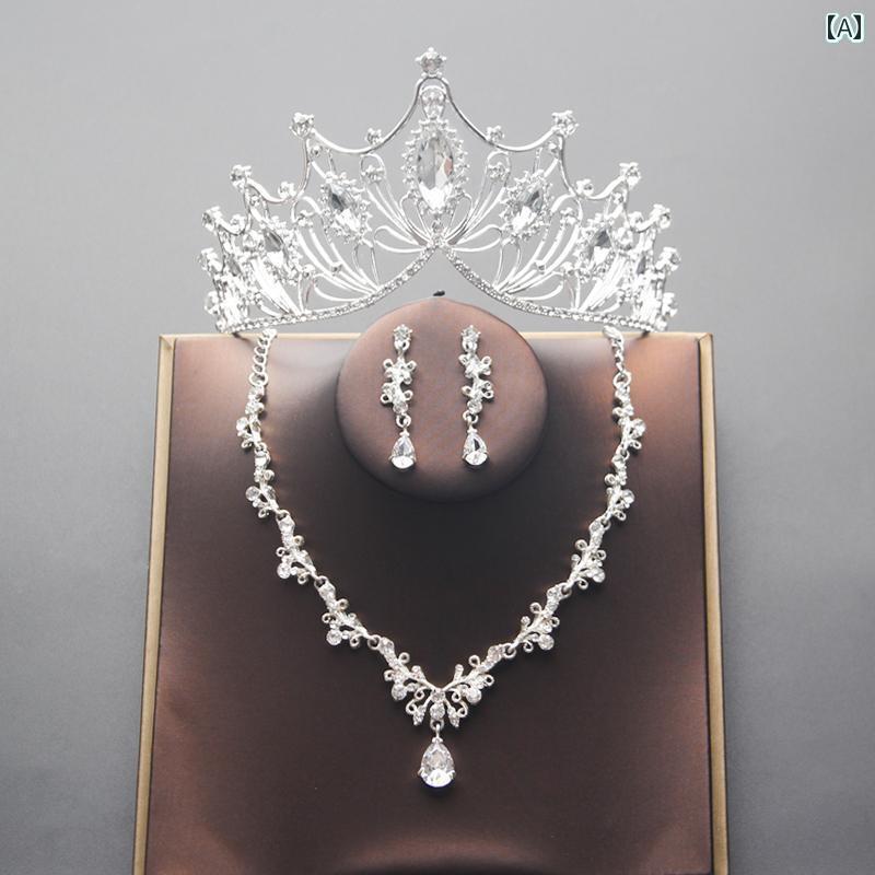 ティアラ レディース 誕生日 パーティー 舞台 パフォーマンス 小道具 クラウン ヘッド ドレス レトロ ..