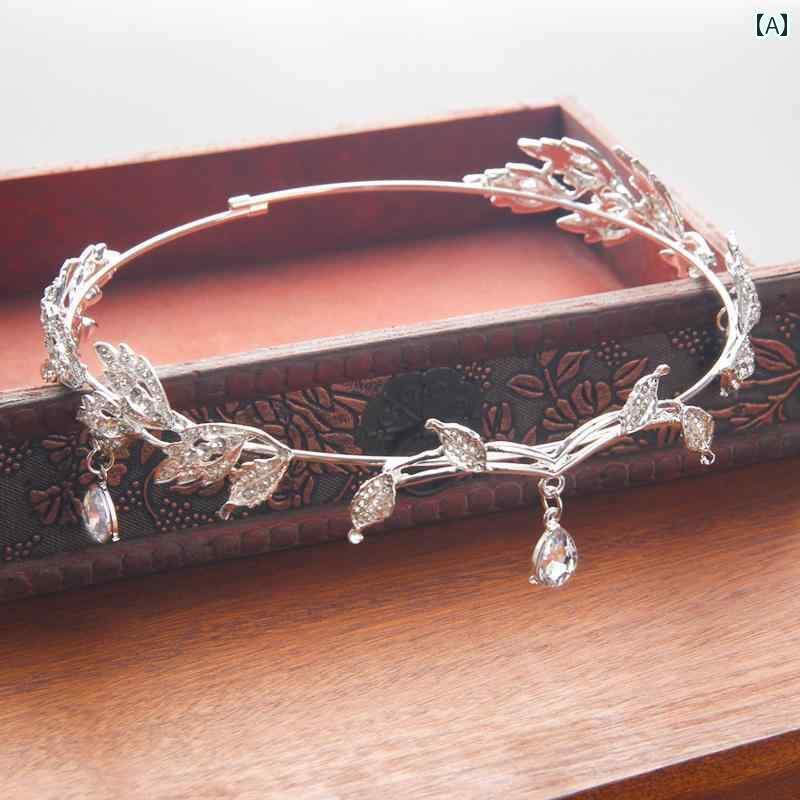 ブライダル アクセサリー 小物 ウェディング 結婚式 パーティー 婦 花嫁 舞台 小道具 コスプレ 額に タッセル 付いた ヘッド バンド 重ね 白 ガーゼ 頭飾り 王冠 ペルシャ エキゾチック 旅行 写真 アクセサリー 着