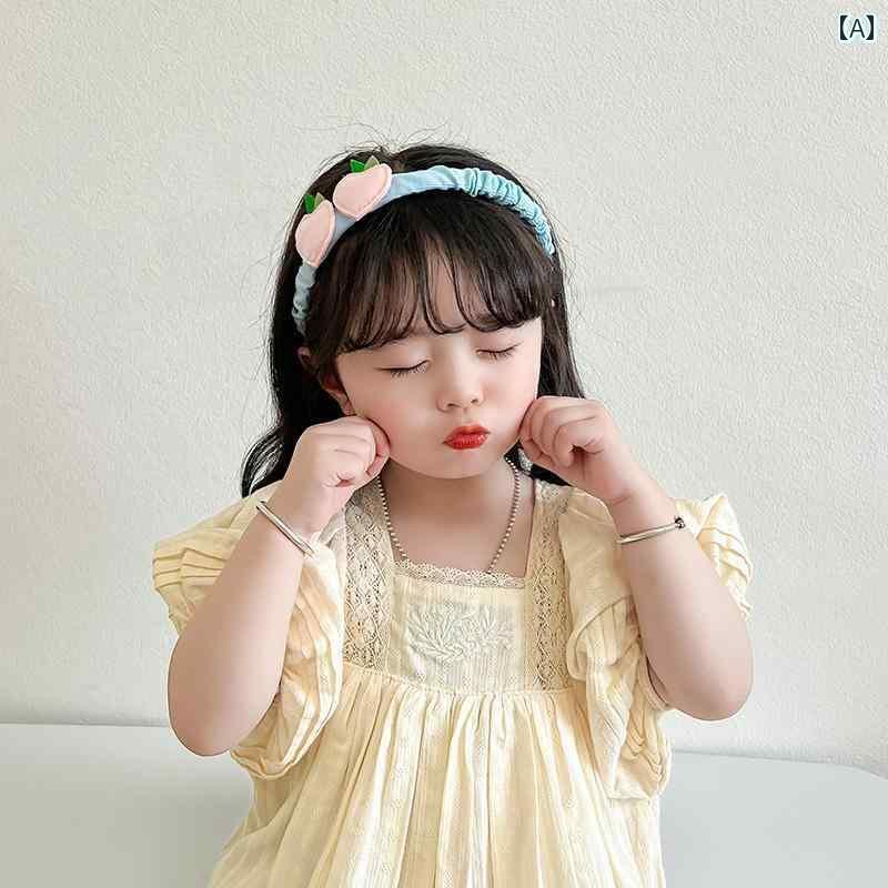 ヘアーアクセサリー 女子 キッズ 子供 髪 小さめ 女の子 女子 韓国 カラフル フルーツ ヘッド バンド ..