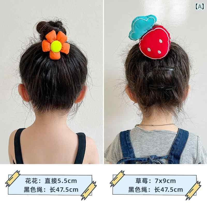 ヘアーアクセサリー 女子 キッズ 子供 丸い 髪 かわいい 花 ヘアピン リボン ツイスト 女子 花 つぼみ ..