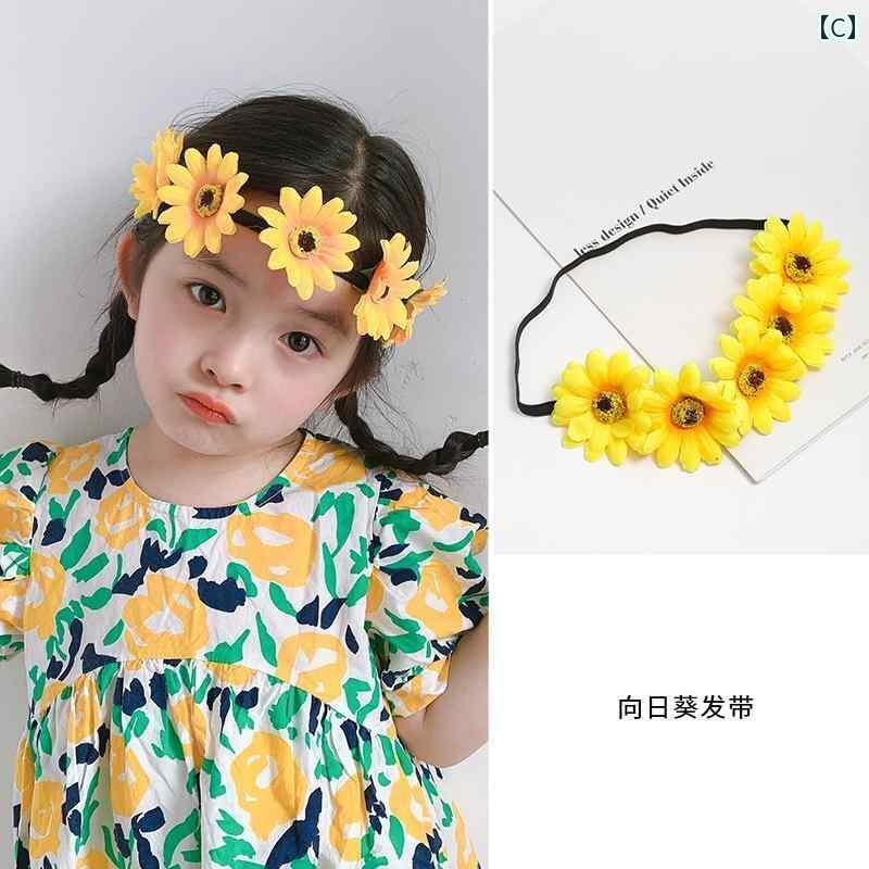 ヘアーアクセサリー 女子 キッズ 子供 プリンセス ガーランド ヘッド ドレス スト...