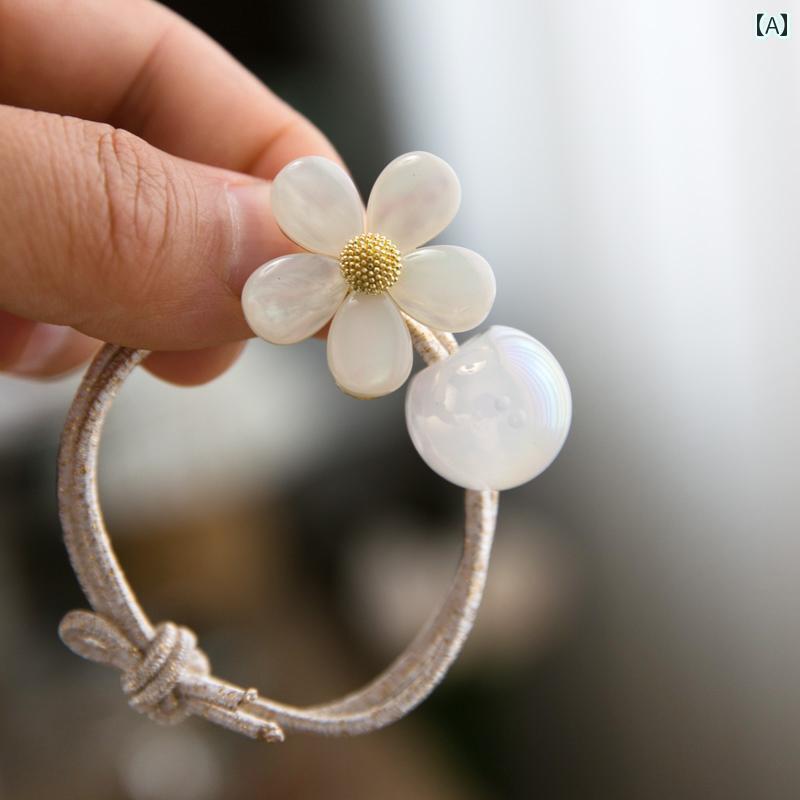 女の子 女の子 ヘア バンド 韓国 マーメイド ビーズ リボン ポニーテール ゴム バンド 少女 愛 三つ編..