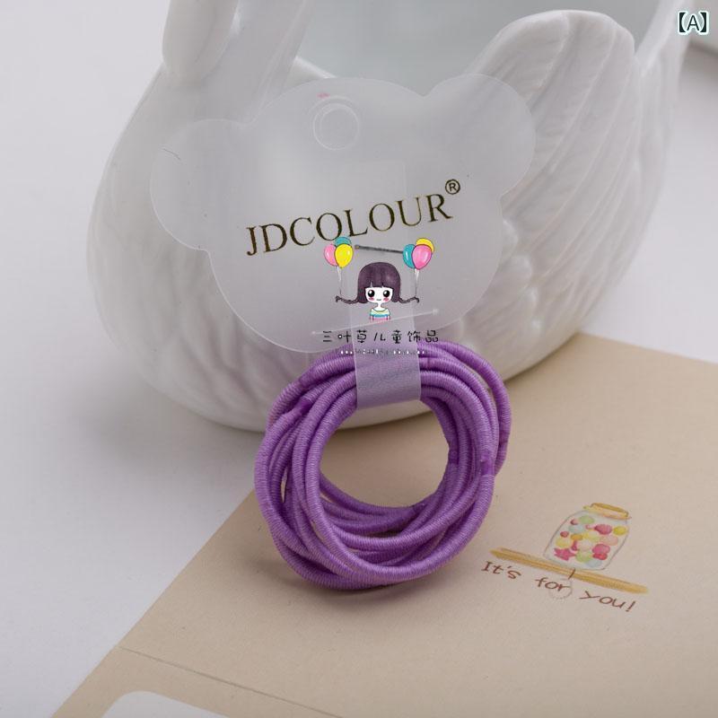 親指 ゴム バンド ベビー 小さめ ヘア バンド ヘア ロープ 子供 ジュエリー ヘア アクセサリー ヘッド ..