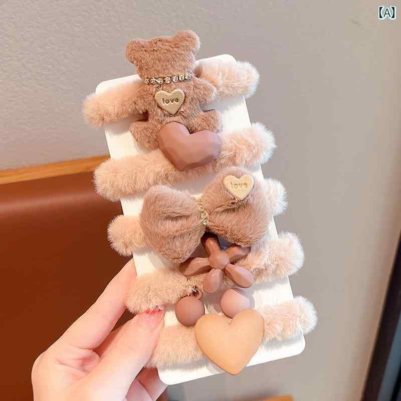 ミルキー コーヒー クマ ヘア バンド 赤ちゃん 髪 傷つけません ゴム バンド 女の子 女の子 ポニーテー..