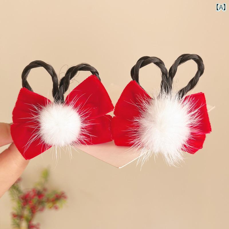 子供 年年お祝い タッセル 年 ヘアピン 小さめ 女の子 女の子 女の子 スイート リボン ヘアピン サイド..