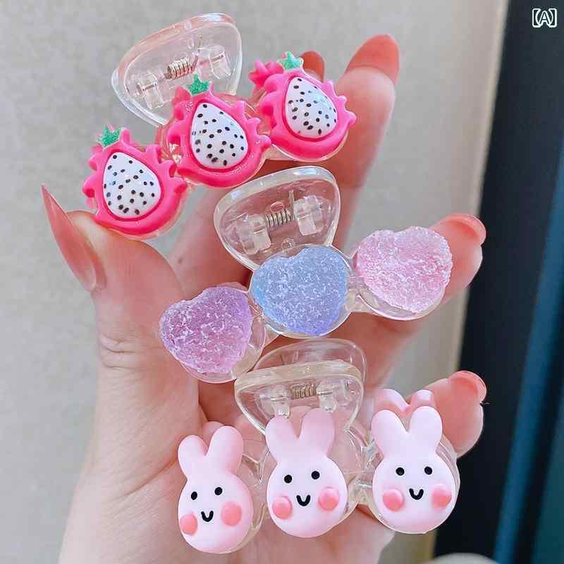 ヘアーアクセサリー 女子 キッズ 子供 髪 傷つけ い 韓国 子供 ヘアピン ヘア アクセサリー 小さめ ク..