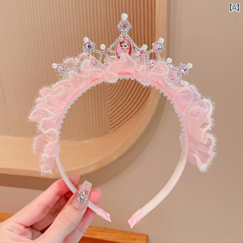 子供 ヘア バンド 女の子 女の子 女の子 滑りにくい ヘアピン ヘア アクセサリー プリンセス クラウン ..