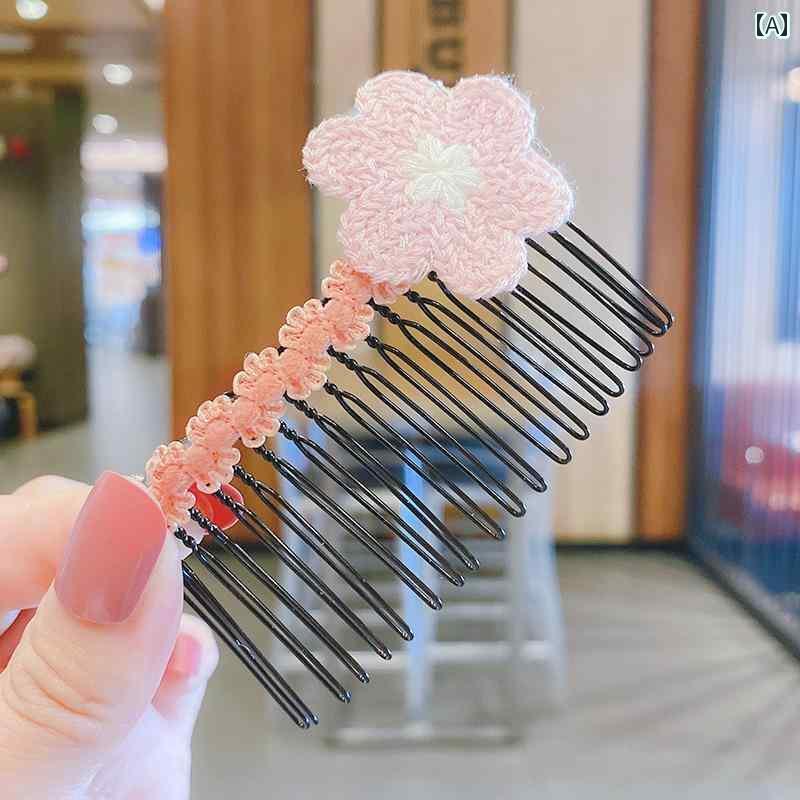 子供 ヘア コーム 滑りにくい インサート コーム 小さめ 女の子 女の子 女の子 前髪 コーム かわいい ..