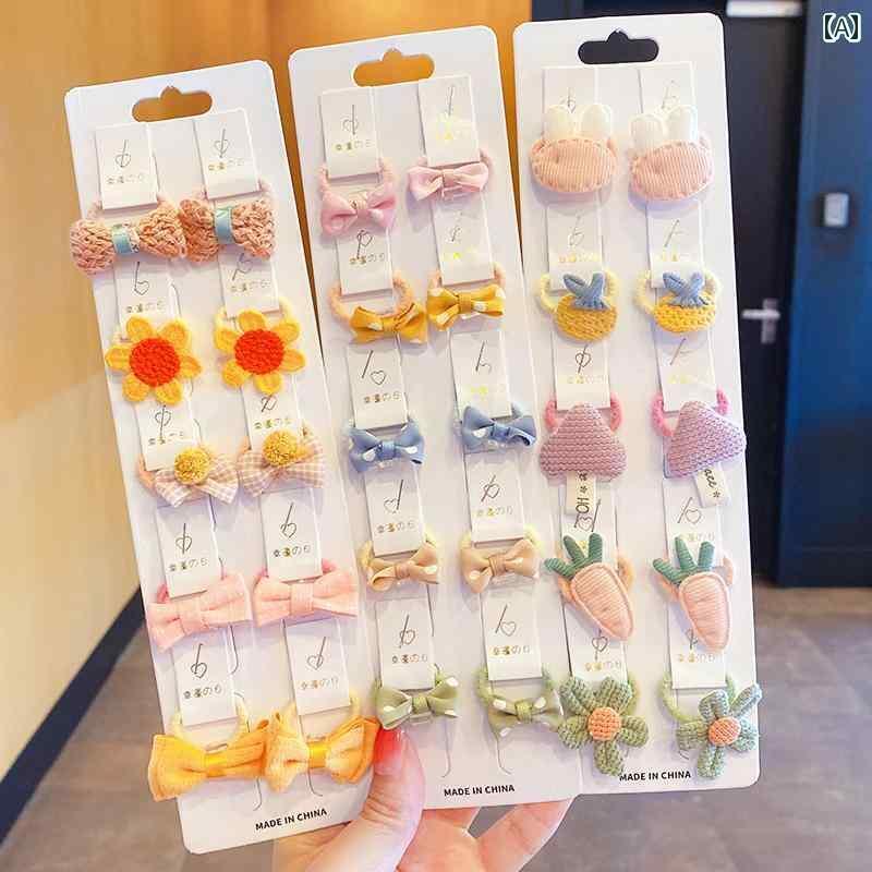 ヘアーアクセサリー 女子 キッズ 子供 赤ちゃん 髪 結ぶ 小さめ ゴム バンド 小さめ さえる ヘッド バンド かわいい 小さめ 花 フルーツ ヘア バンド 女子 ヘッド バンド