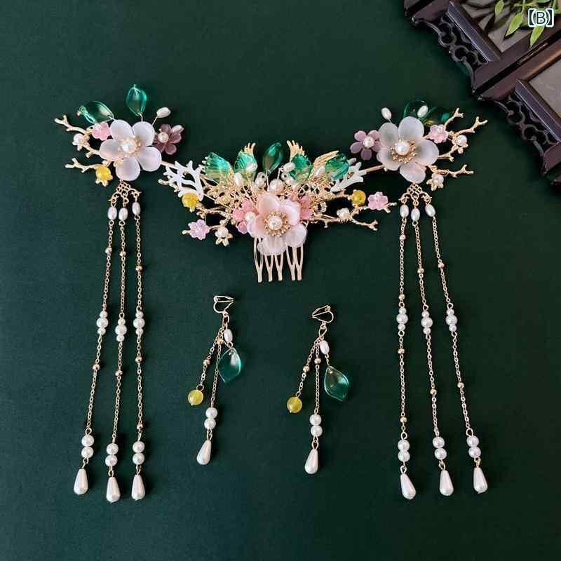 ヘアーアクセサリー 女子 キッズ 子供 韓服 帽子 レトロ 装飾 品 ヘアピンセット ...