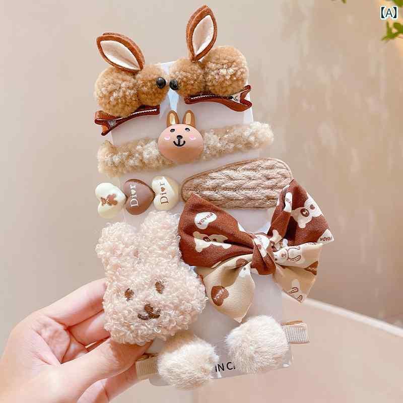 秋冬 子供 ヘア クリップ かわいい 女の子 女の子 女の子 ヘア クリップ 帽子 女の子 女の子 女の子 赤..