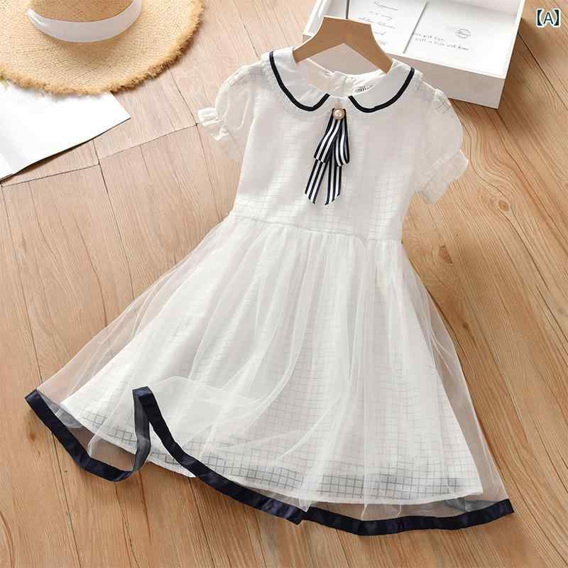 子供服 女の子 キッズ かわいい おしゃれ 少女 メッシュ 夏 小 スカート 夏 ベビー ガーゼ スカート