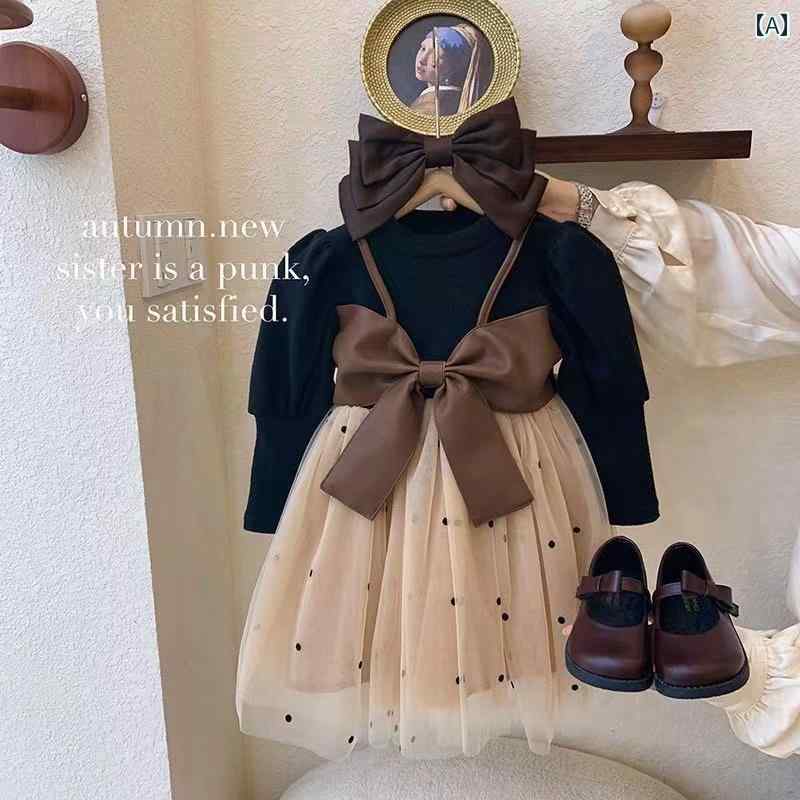 子供服 女の子 キッズ かわいい おしゃれ 秋 ふわふわ プリンセス 少女 韓国 ファッション ガーゼ スカート