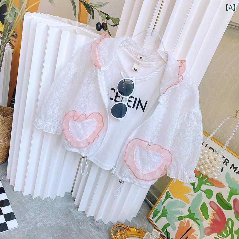 子供服 女の子 キッズ かわいい おしゃれ 薄手 涼しい 涼しい 涼しい 涼しい 日焼け防止 夏 赤ちゃん ..