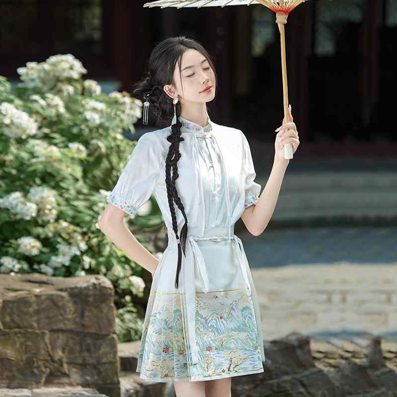 レディース ファッション おしゃれ イタリア ファースト ライン 夏 ジャガード 刺繍 プレート 織 金 馬顔スカート トップス セットアップ