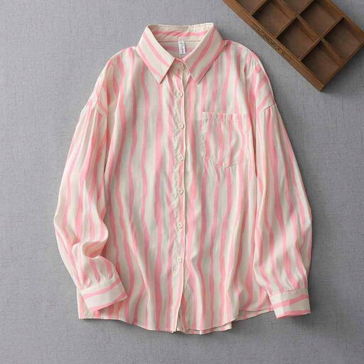 レディース ファッション おしゃれ 夏 長袖 ストライプ カジュアル Tシャツ トップス レディース ファッション おしゃれ 夏 長袖 ストライプ カジュアル Tシャツ トップス