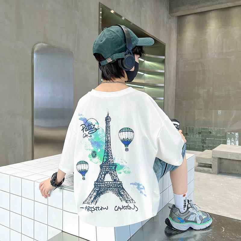 キッズ ファッション トップス 男の子 カジュアル おしゃれ 夏 半袖 薄手 涼しい カジュアル スポーツ