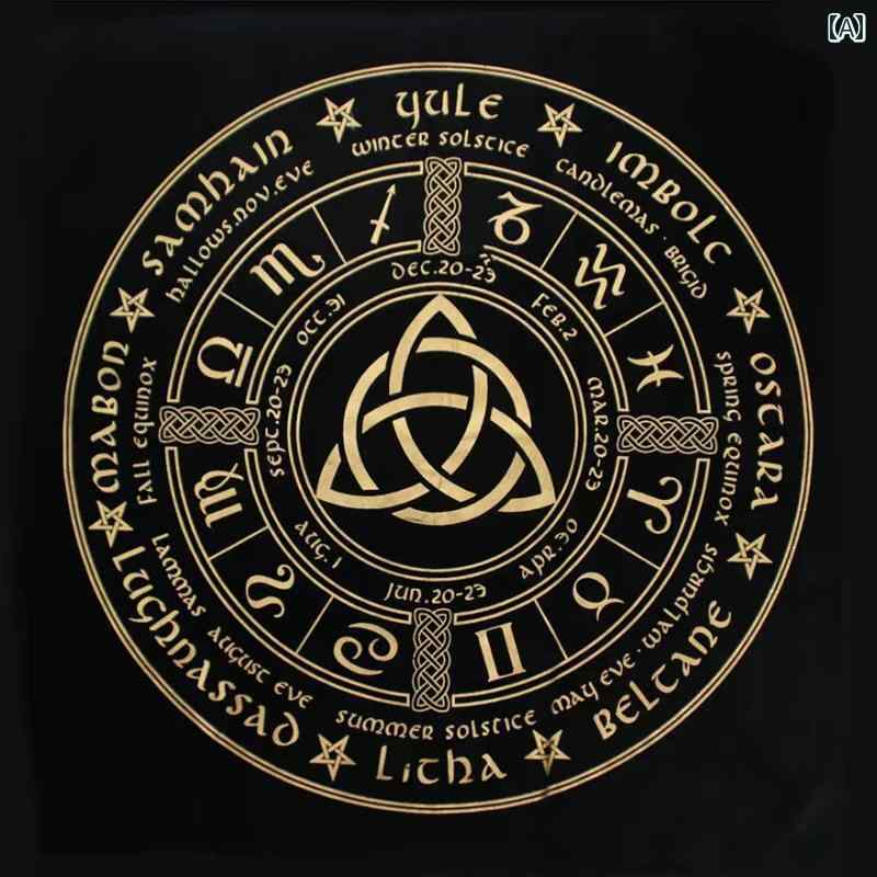 タロット クロス 布 占い ルノルマン カード 黒 ゴールド 模様 ゲーム おしゃれ 傷 防止 ペンデュ 振り子 正方形 マット