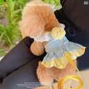 犬服 ドレス スカート ワンピース ドッグウェア かわいい おしゃれ ペット 夏 イエロー レッド フリル 小型犬