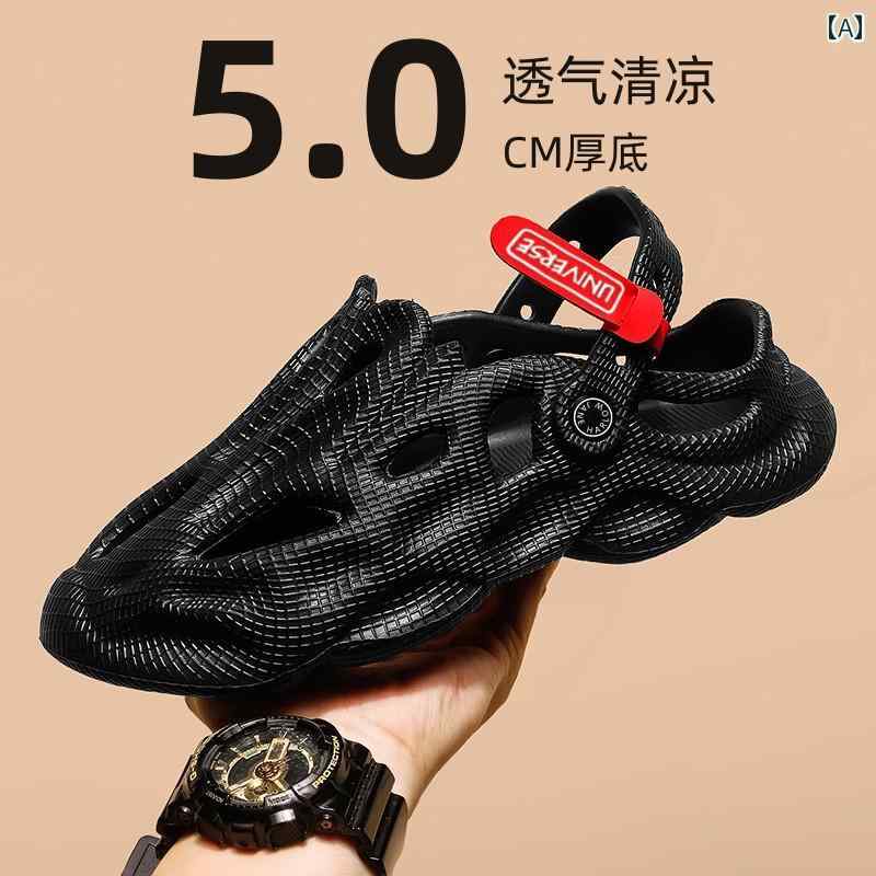 サンダル メンズ アウトドア シューズ ビーチ スポーツ 滑りにくい レジャー ブラック ホワイト グレー