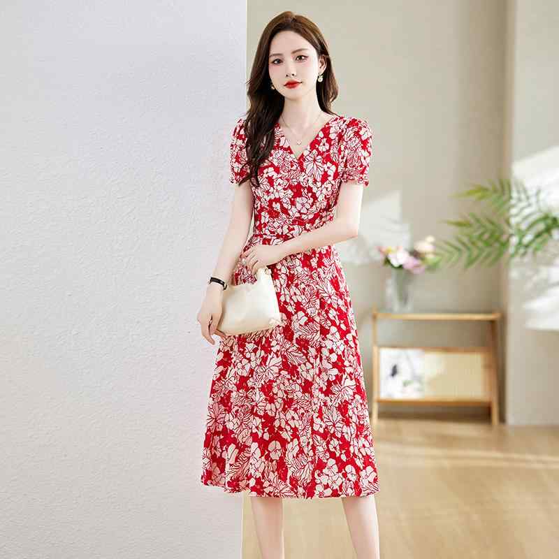 シフォン ドレス 軽量 涼しい 涼しい 涼しい スカート