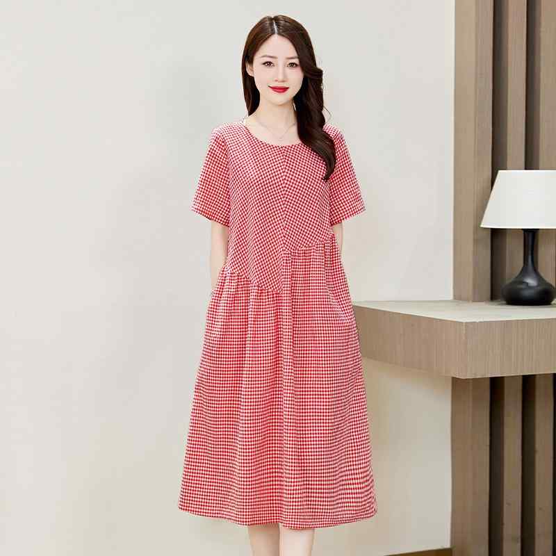 レディース ファッション 夏 エレガント 上品 おしゃれ ひんやり 涼しい 快適 シフォン ドレス 軽量 涼しい 涼しい 涼しい ゆったり スカート(4)