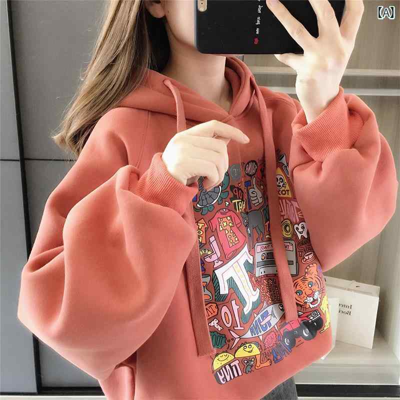 キッズ トレーナー 子供服 女の子 スウェット トップス 春秋 韓国 長袖 ロゴ フード プリント ファッション ホワイト ブルー グレー