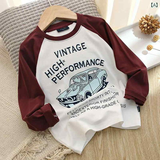 tシャツ キッズ 子供服 男の子 ロンT フィット 長袖 ラグランスリーブ カジュアル レッド ブルー グリーン 車 tシャツ キッズ 子供服 男の子 ロンT フィット 長袖 ラグランスリーブ カジュアル レッド ブルー グリーン 車