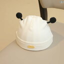 ニット帽 キッズ ベビー 男の子 女の子 秋冬 あったか 防寒 防風 弾力性 アウトドア 雪遊び かわいい カジュアル 触覚 耳 クマ 白 黒 黄